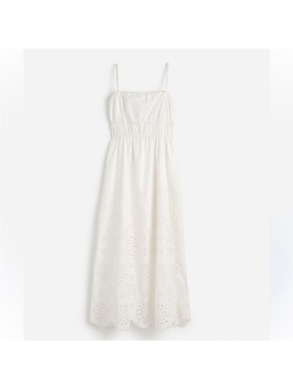 Madewell Dress 6 Embroidered White - Picture 6 of 11